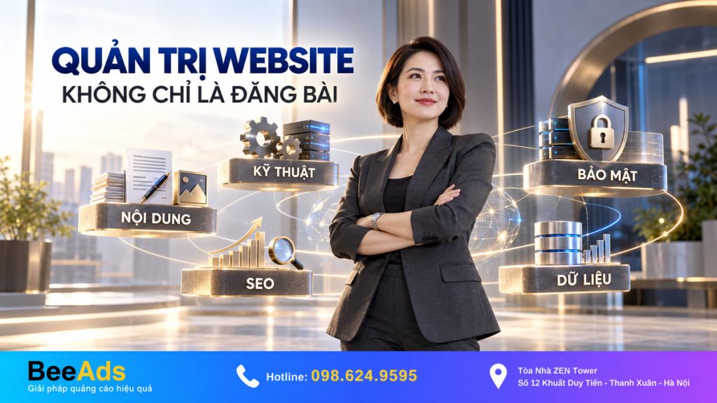 Dịch vụ quản trị Website cho doanh nghiệp