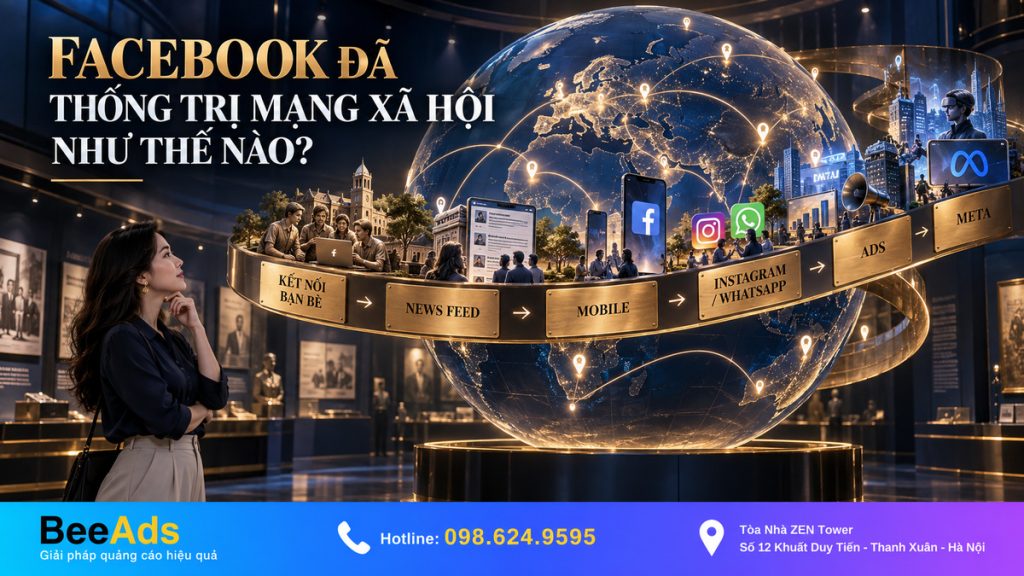 Facebook thống trị mạng xã hội toàn cầu
