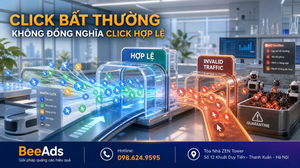 Google Ads phát hiện và lọc Click không hợp lệ