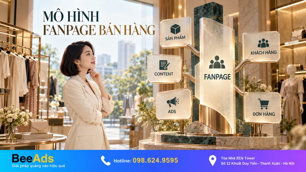 Mô hình Fanpage bán hàng hiệu quả