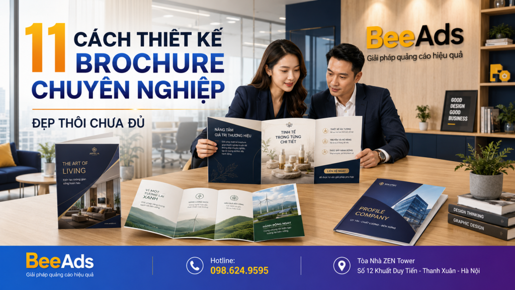 11 cách thiết kế Brochure chuyên nghiệp đẹp và hiệu quả
