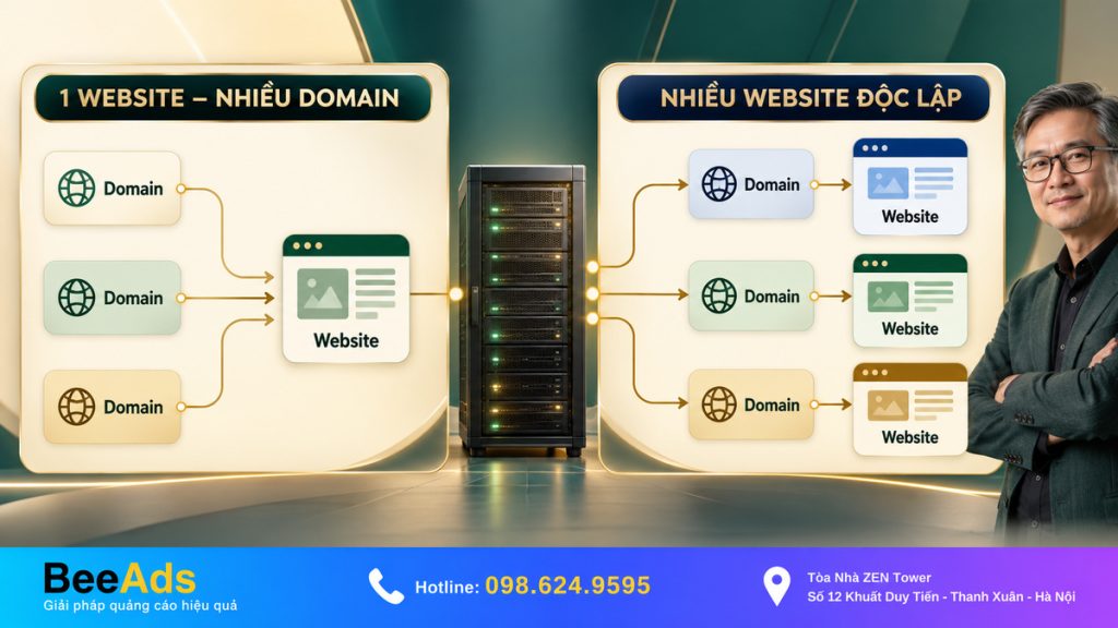 Hosting nhiều Website và tên miền