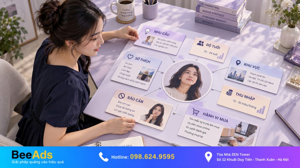 Vẽ chân dung khách hàng mục tiêu Facebook