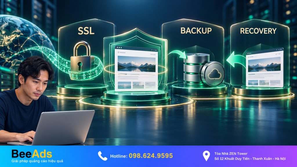 Backup SSL và bảo mật Hosting