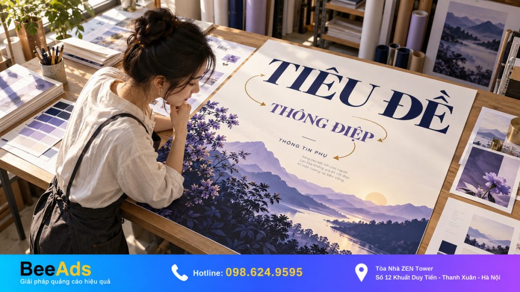 Phân cấp thông tin khi thiết kế poster
