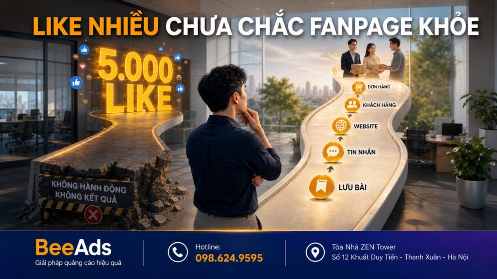 Đánh giá Fanpage không nên chỉ dựa vào Like và Comment