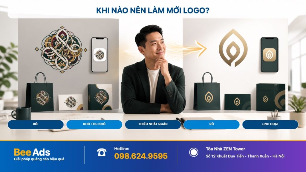 Khi nào doanh nghiệp nên thiết kế lại hoặc làm mới logo