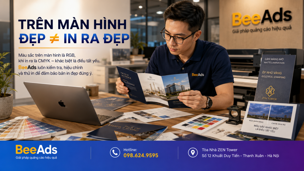 Những lưu ý khi in Brochure sau khi hoàn thiện thiết kế