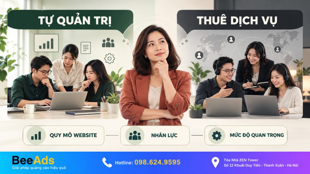 Tự quản trị hay thuê dịch vụ quản trị Website