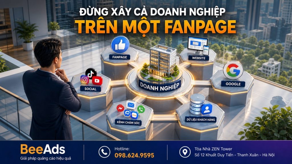 Doanh nghiệp không nên phụ thuộc hoàn toàn vào Fanpage Facebook