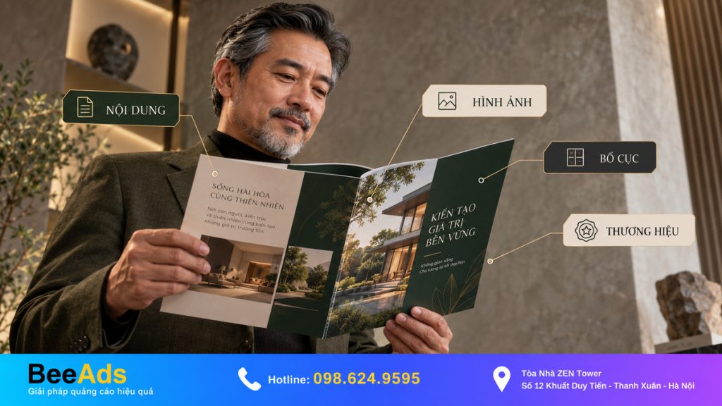 Thiết kế Brochure ấn tượng chuyên nghiệp