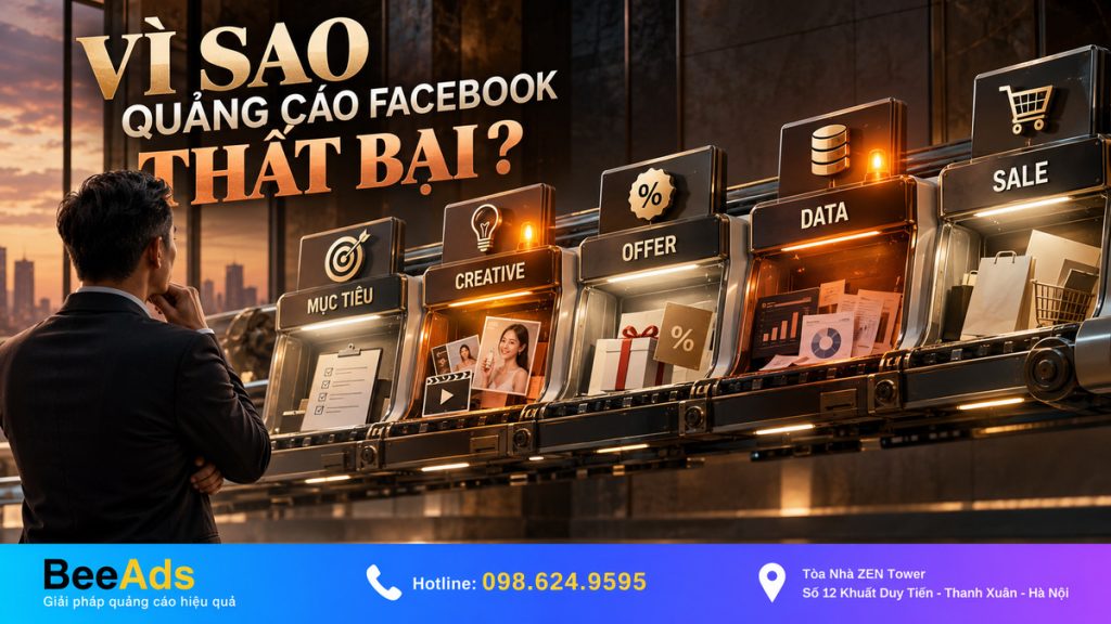 Những lý do khiến quảng cáo Facebook thất bại