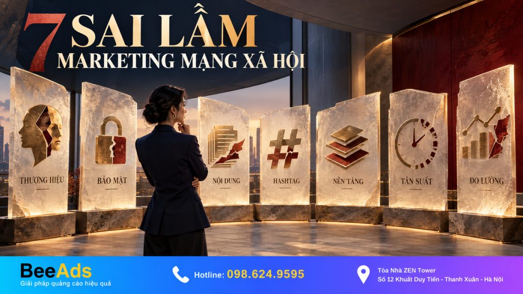 Sai lầm khi Marketing mạng xã hội