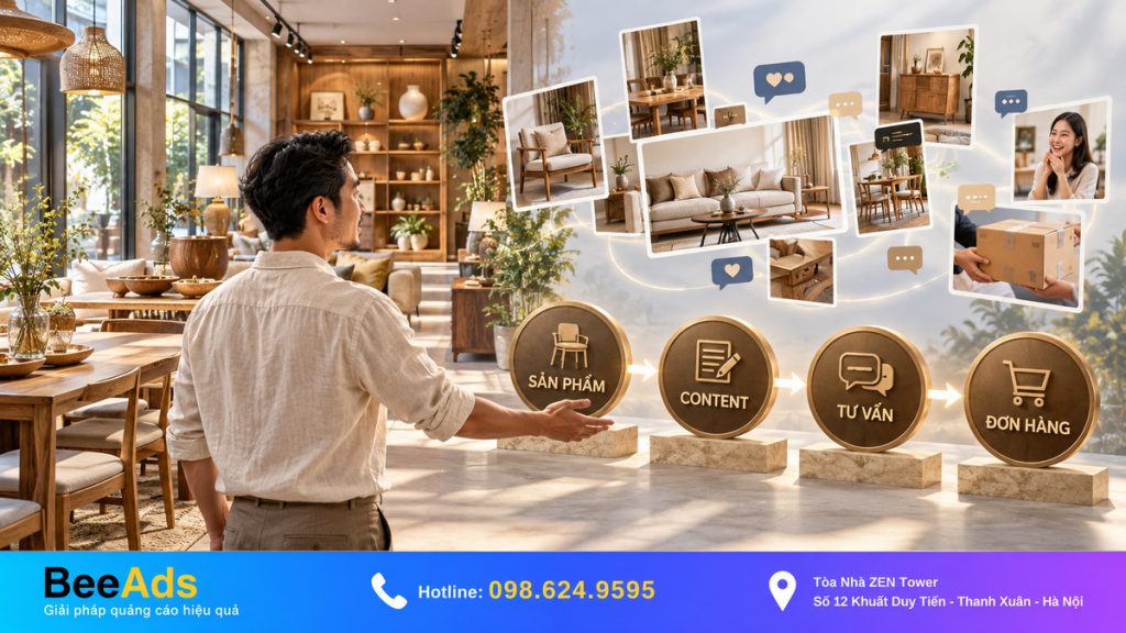 Fanpage như showroom bán hàng online