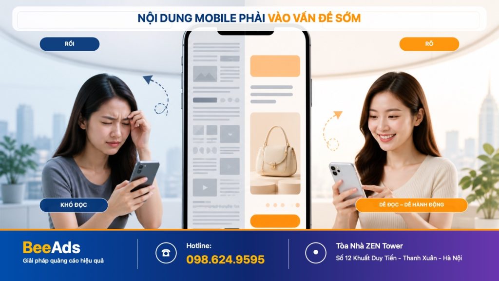 Cách viết nội dung quảng cáo phù hợp với người dùng Mobile