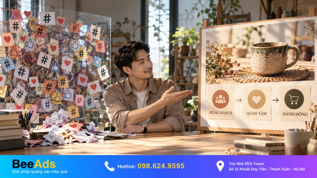 Lạm dụng hashtag và tương tác mạng xã hội