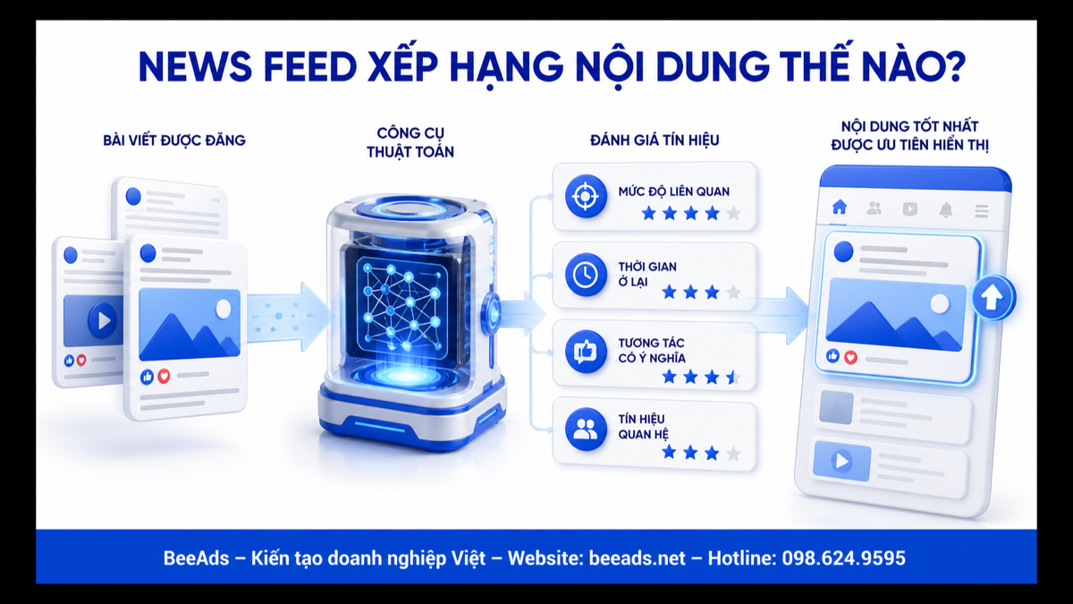 Cách News Feed xếp hạng nội dung
