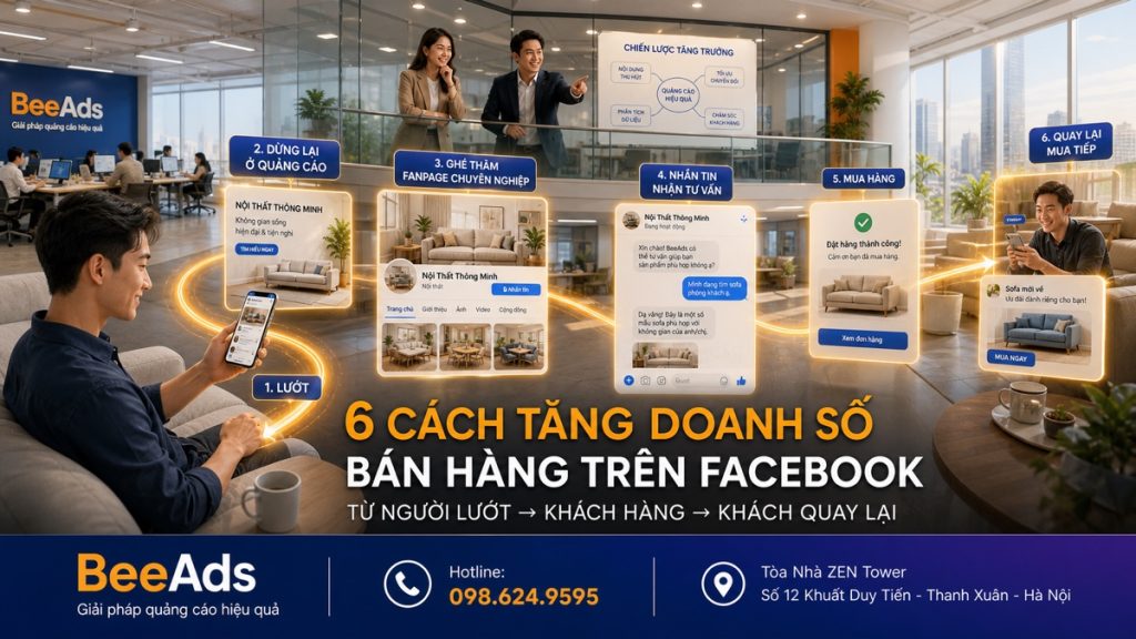6 cách tăng doanh số bán hàng trên Facebook hiệu quả