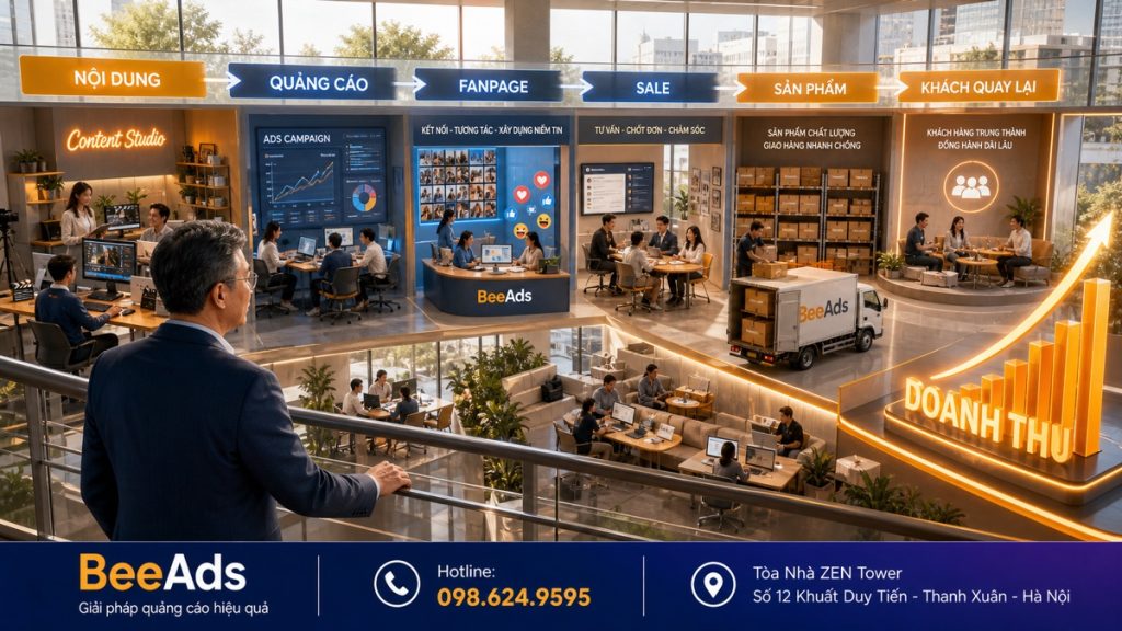 Hệ thống giúp tăng doanh số bán hàng trên Facebook