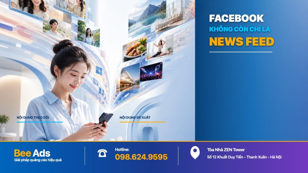 News Feed Facebook hiện có cả nội dung theo dõi và nội dung được đề xuất