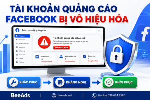 Tài khoản quảng cáo Facebook bị vô hiệu hóa: Cách khắc phục và kháng nghị năm 2026