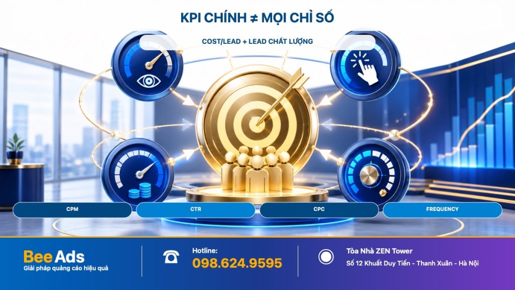 Phân biệt KPI chính và chỉ số chẩn đoán trong Facebook Ads