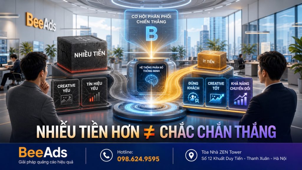 Đấu giá quảng cáo Facebook nhiều tiền chưa chắc đã thắng