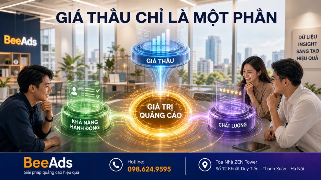 Những yếu tố ảnh hưởng đến đấu giá quảng cáo Facebook