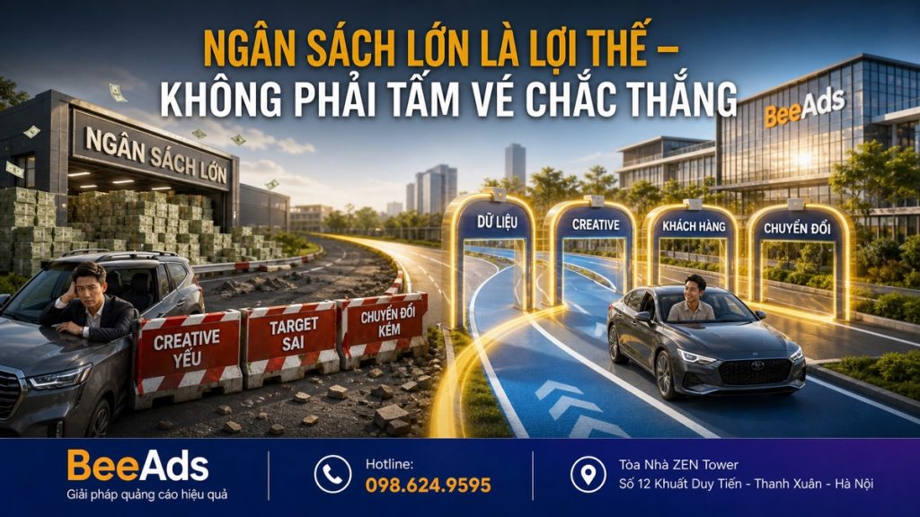 Ngân sách lớn không đảm bảo thắng đấu giá quảng cáo Facebook