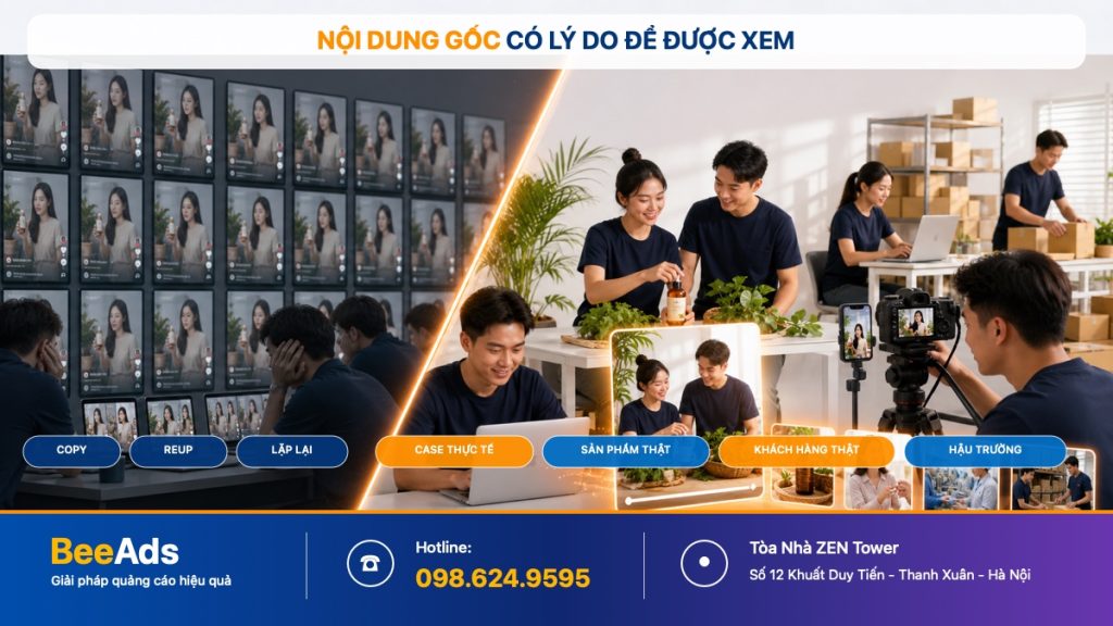 Nội dung gốc giúp Fanpage thích nghi với News Feed Facebook