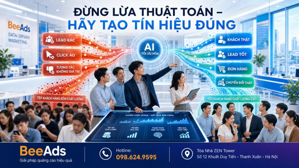 Tín hiệu dữ liệu đúng giúp quảng cáo Facebook tối ưu tốt hơn