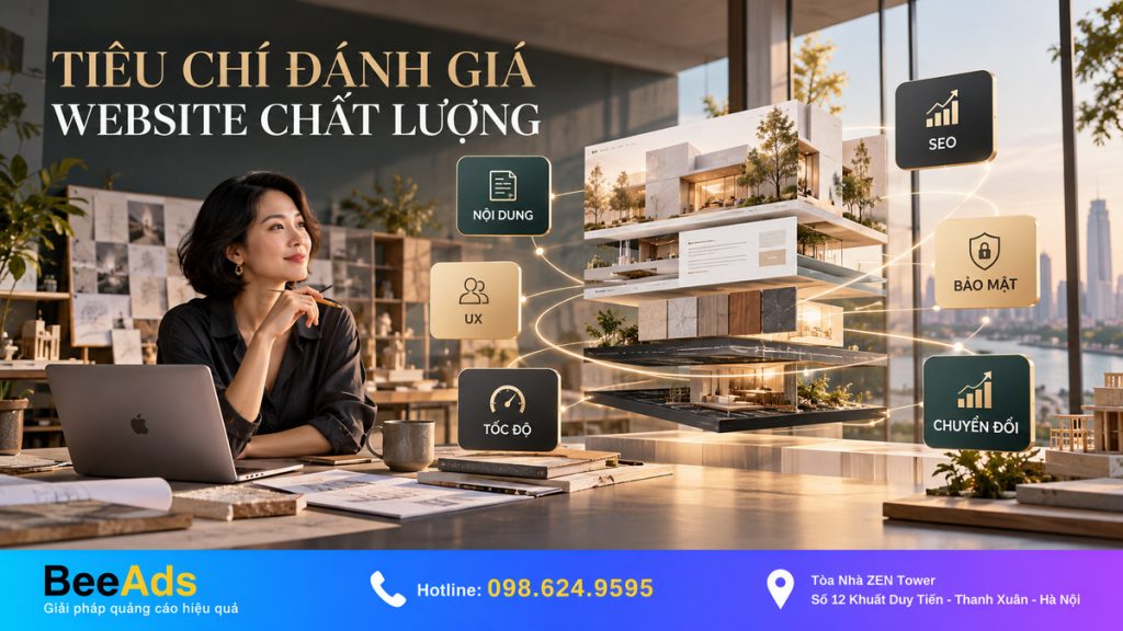 Các tiêu chí đánh giá website chất lượng