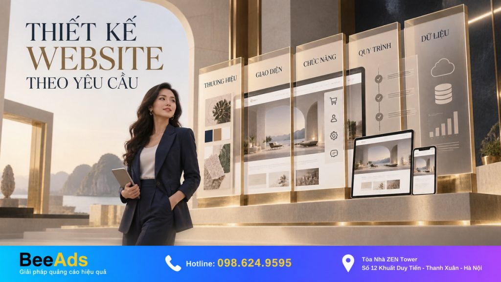 Thiết kế Website theo yêu cầu tại BeeAds