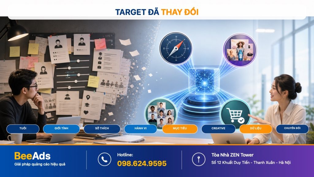 Sự khác nhau giữa Target quảng cáo Facebook trước đây và hiện nay