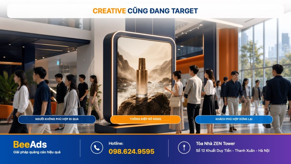 Creative là một phần quan trọng của Target quảng cáo Facebook