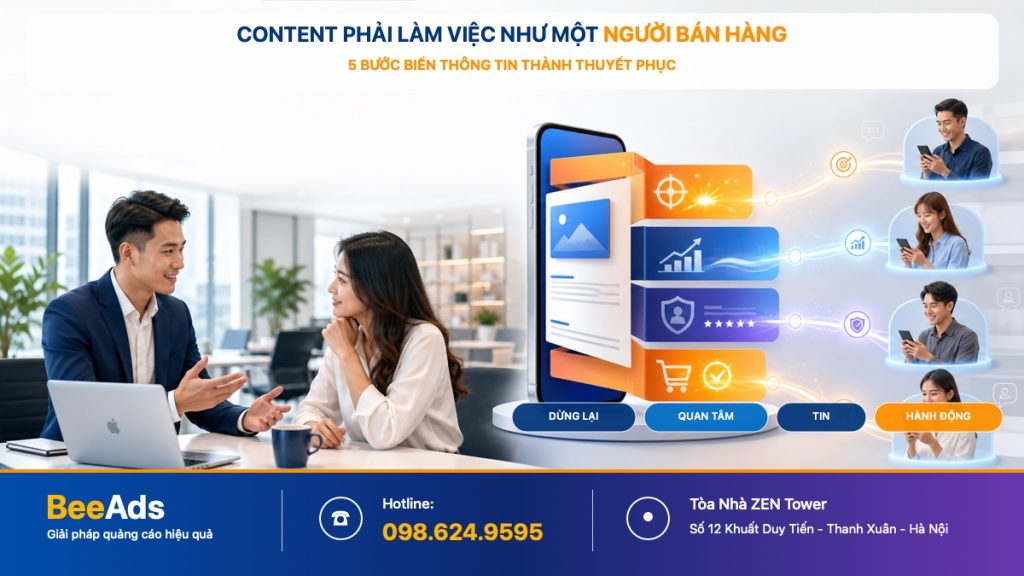 5 bước xây dựng nội dung quảng cáo giúp thuyết phục khách hàng