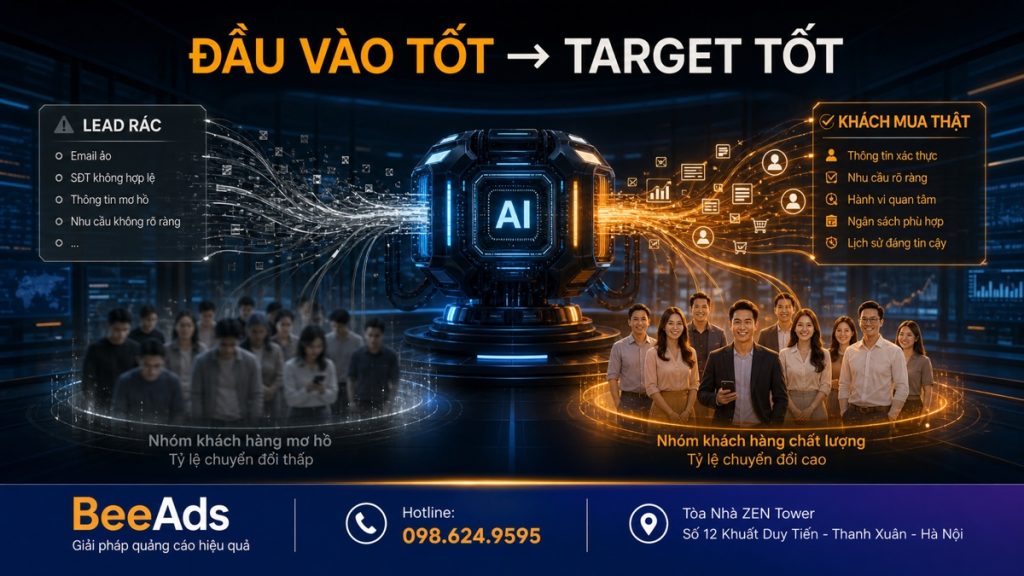 Chất lượng dữ liệu ảnh hưởng đến Target quảng cáo Facebook