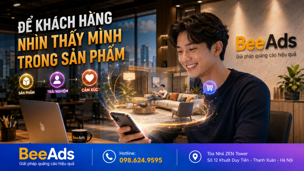 Ngôn từ quảng cáo giúp khách hàng hình dung trải nghiệm sản phẩm