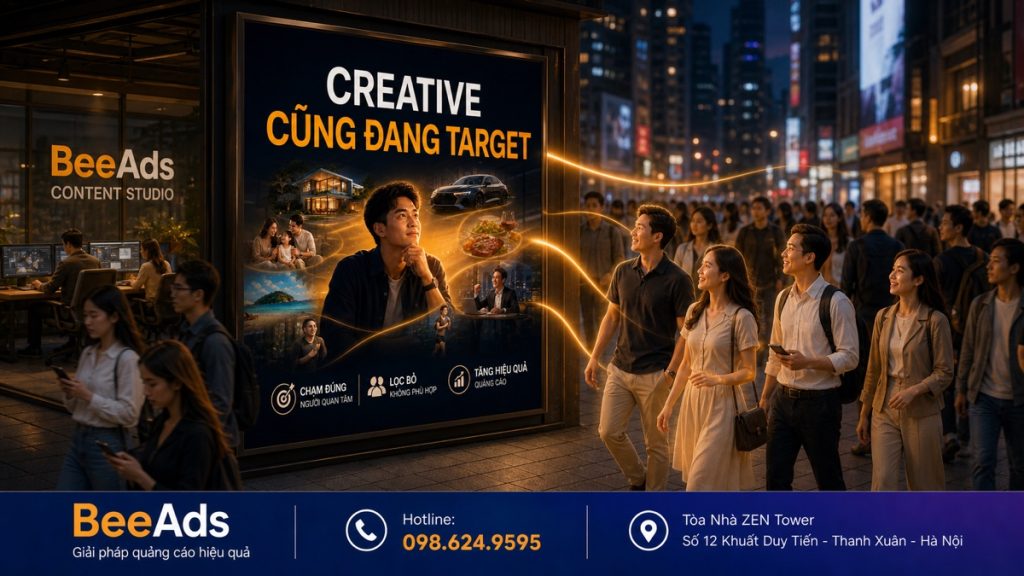 Nội dung và Creative ảnh hưởng đến Target quảng cáo Facebook