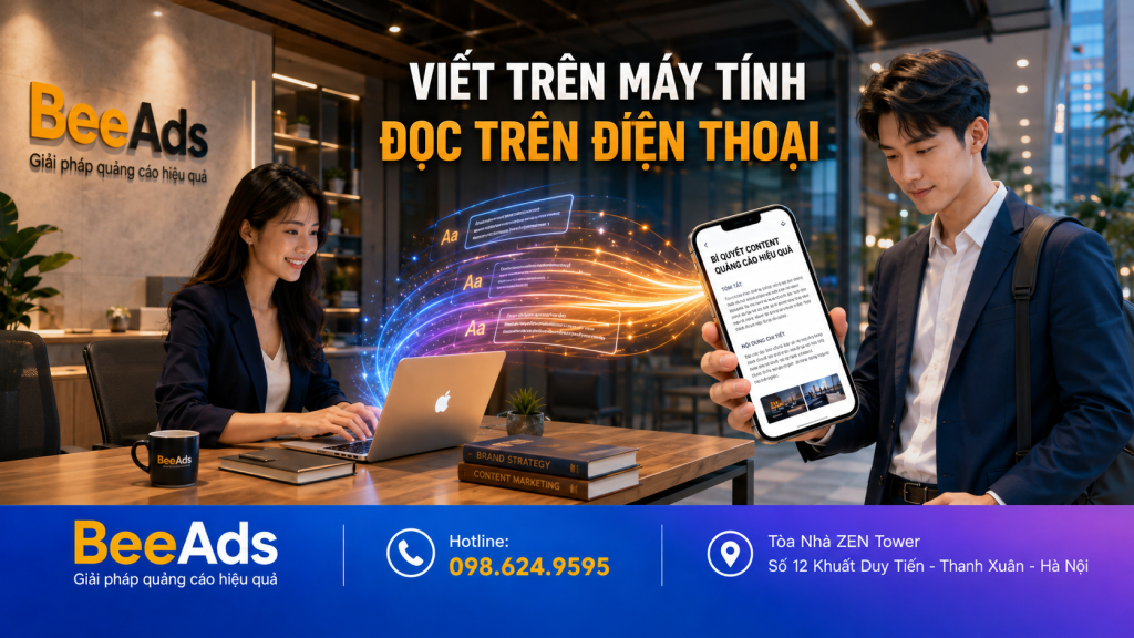 Content quảng cáo Facebook cần tối ưu cho người dùng điện thoại