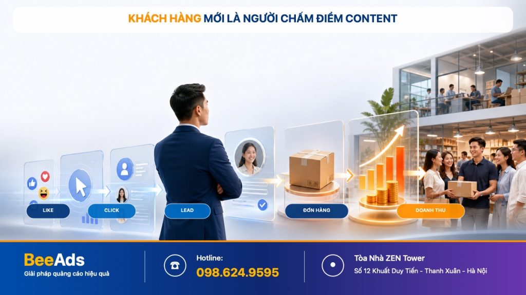 Đo lường hiệu quả nội dung quảng cáo bằng phản hồi khách hàng