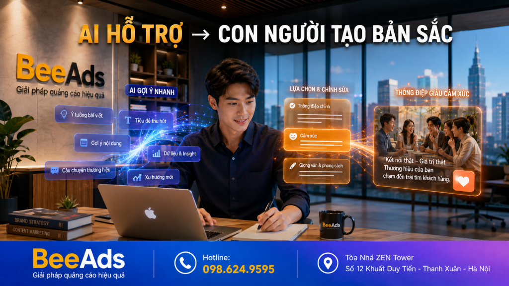 Sử dụng AI để hỗ trợ viết Content quảng cáo Facebook
