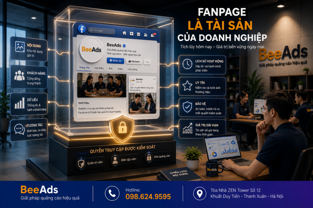 Fanpage là tài sản số dài hạn cần được doanh nghiệp quản trị và bảo vệ
