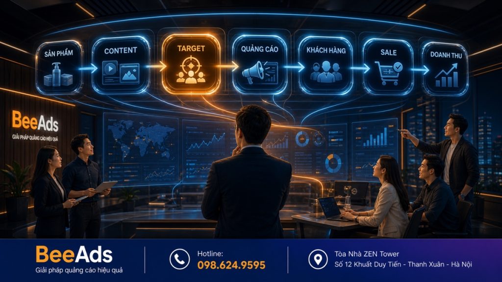 Target quảng cáo Facebook là một phần trong hệ thống bán hàng