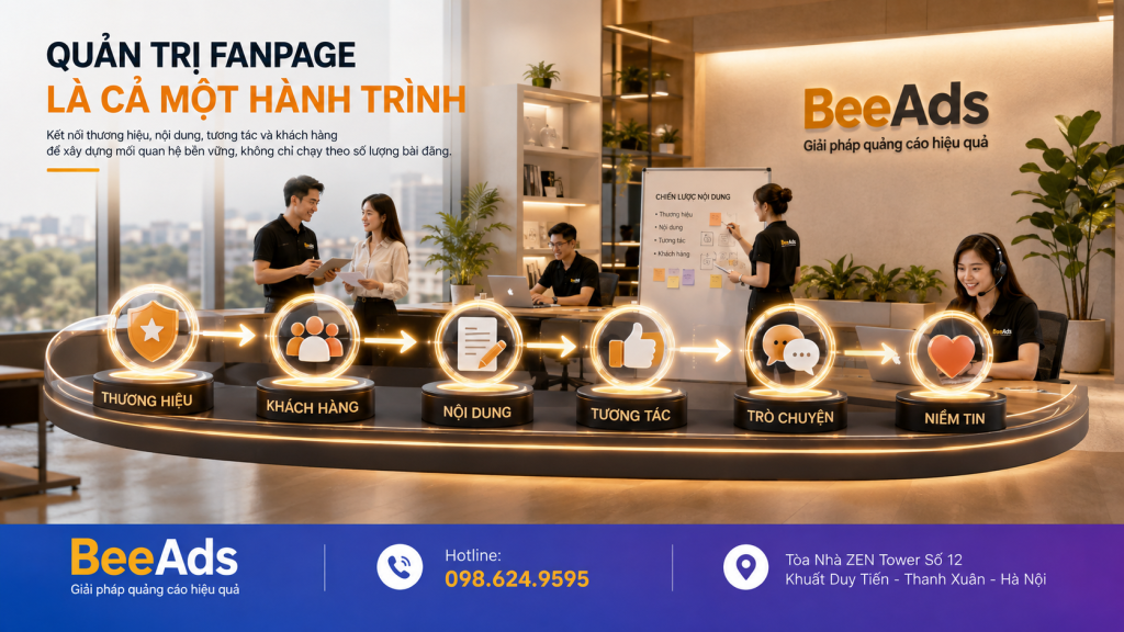 Hệ thống quản trị Fanpage hiệu quả từ thương hiệu nội dung đến khách hàng