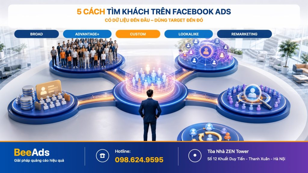 5 cách Target đối tượng Facebook theo dữ liệu khách hàng
