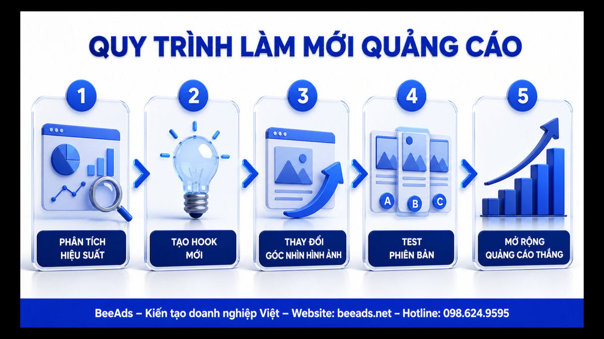 Quy trình làm mới quảng cáo