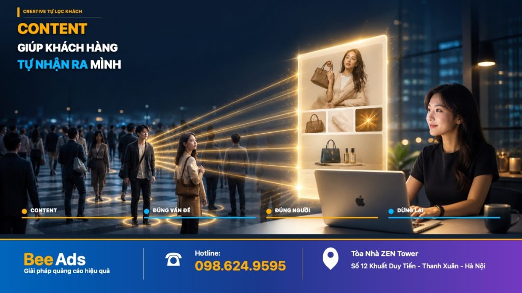 Content quảng cáo Facebook giúp thu hút đúng khách hàng