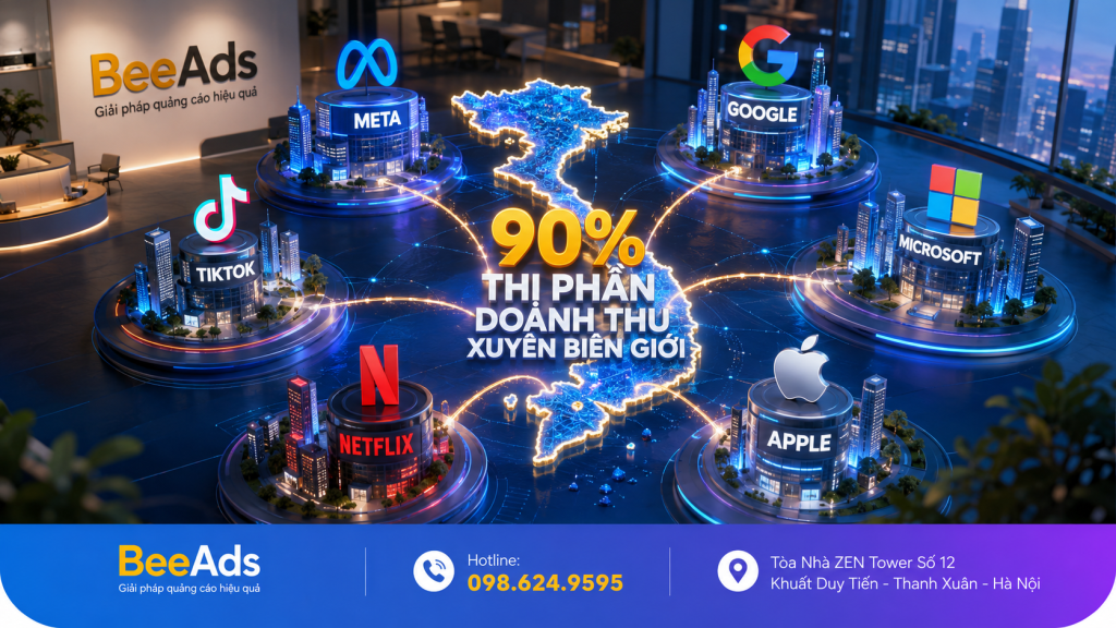 Meta Google Microsoft TikTok Netflix và Apple nộp thuế tại Việt Nam