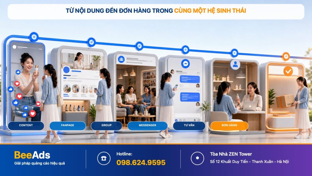 Hệ sinh thái Facebook hỗ trợ doanh nghiệp bán hàng